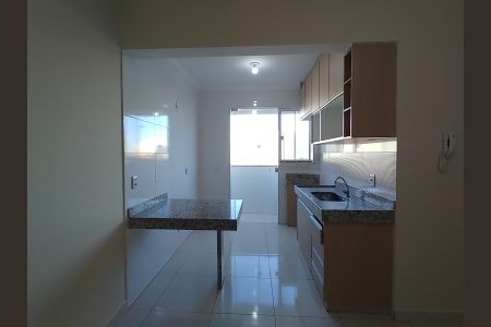 Cozinha de apartamento para alugar com 1 quarto, 48m² em Tubalina, Uberlândia