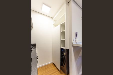 Cozinha de apartamento à venda com 1 quarto, 45m² em Indianópolis, São Paulo