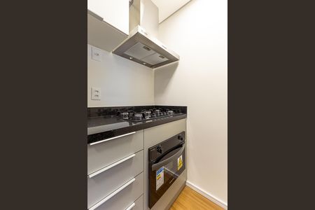 Cozinha de apartamento à venda com 1 quarto, 45m² em Indianópolis, São Paulo