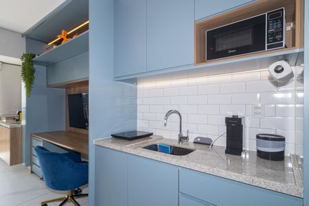 Studio para alugar com 32m², 1 quarto e sem vagaCozinha
