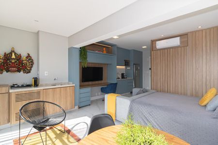 Studio para alugar com 32m², 1 quarto e sem vagaVaranda