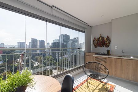 Studio para alugar com 32m², 1 quarto e sem vagaVaranda