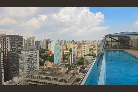 Studio para alugar com 32m², 1 quarto e sem vagaÁrea comum - Piscina