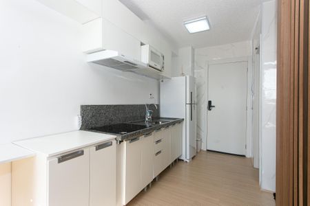 Cozinha de kitnet/studio para alugar com 1 quarto, 28m² em Tatuapé, São Paulo
