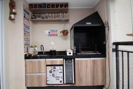Varanda da Sala de apartamento para alugar com 3 quartos, 106m² em Jardim Tabatinga, Guarulhos