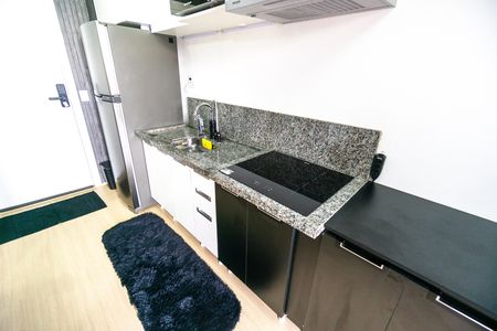 Apartamento para alugar com 28m², 1 quarto e sem vagaPia e cooktop
