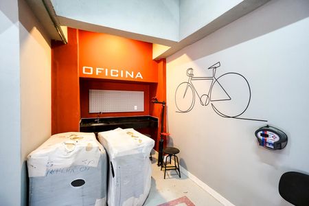 Apartamento para alugar com 28m², 1 quarto e sem vagaOficina de bike