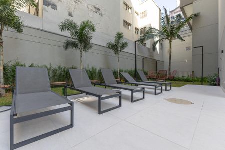 Área comum - Piscina de kitnet/studio para alugar com 1 quarto, 24m² em Vila Olímpia, São Paulo