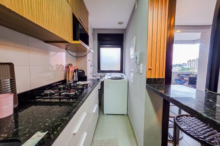 Cozinha e Área de Serviço de apartamento à venda com 2 quartos, 39m² em Parque Erasmo Assunção, Santo André