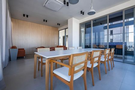 Studio para alugar com 27m², 1 quarto e sem vaga Studio para alugar com 27m², 1 quarto e sem vagaSalão de Festas