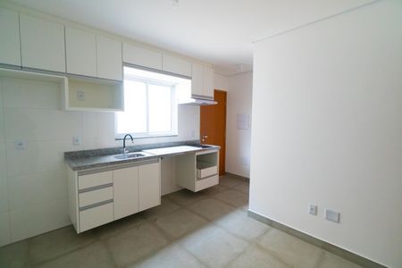 Sala/Cozinha de apartamento para alugar com 1 quarto, 26m² em Jardim Oriental, São Paulo
