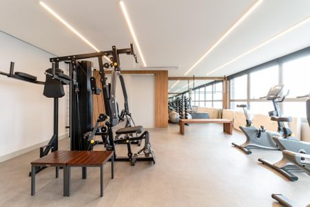 Apartamento à venda com 61m², 1 quarto e 1 vaga Apartamento à venda com 61m², 1 quarto e 1 vagaÁrea comum - Academia