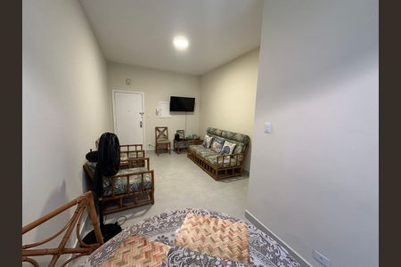 Sala de apartamento para alugar com 1 quarto, 47m² em Itararé, São Vicente