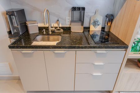 Studio para alugar com 25m², 1 quarto e sem vagaCozinha