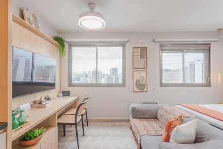 Studio para alugar com 25m², 1 quarto e sem vagaQuarto