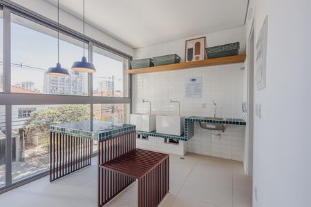 Studio para alugar com 25m², 1 quarto e sem vagaLavanderia