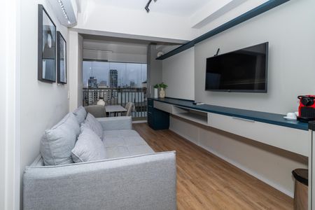 Sala de apartamento para alugar com 1 quarto, 38m² em Perdizes, São Paulo