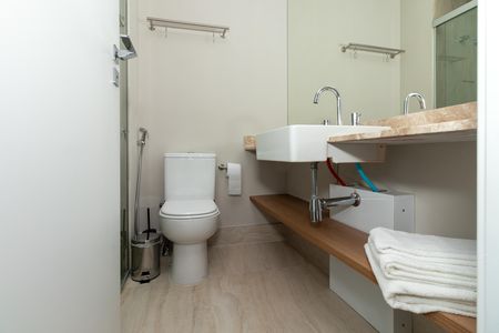 Banheiro da Suíte de apartamento para alugar com 1 quarto, 38m² em Perdizes, São Paulo