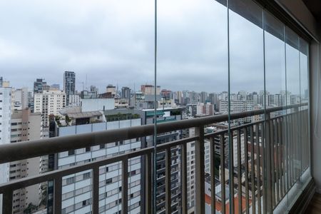 Sacada da Sala de apartamento para alugar com 1 quarto, 38m² em Perdizes, São Paulo