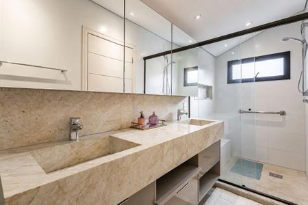 Casa de condomínio para alugar com 111m², 3 quartos e 2 vagasBanheiro