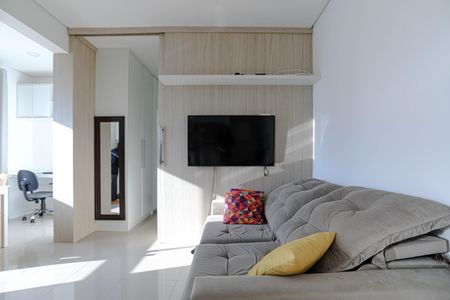 Sala de apartamento para alugar com 1 quarto, 43m² em Vila Mogilar, Mogi das Cruzes