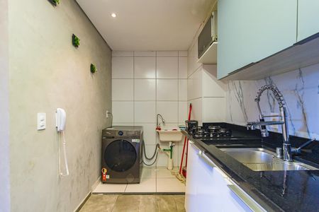 Cozinha de apartamento à venda com 2 quartos, 34m² em Canindé, São Paulo