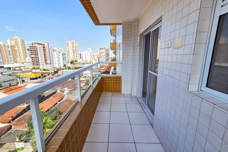 Varanda de apartamento para alugar com 2 quartos, 57m² em Boqueirão, Praia Grande