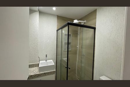 Banheiro de kitnet/studio à venda com 1 quarto, 30m² em Moneró, Rio de Janeiro