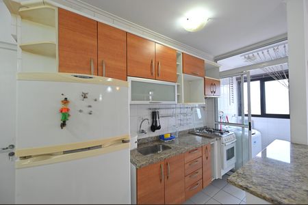 Cozinha de apartamento à venda com 1 quarto, 36m² em Vila Monte Alegre, São Paulo