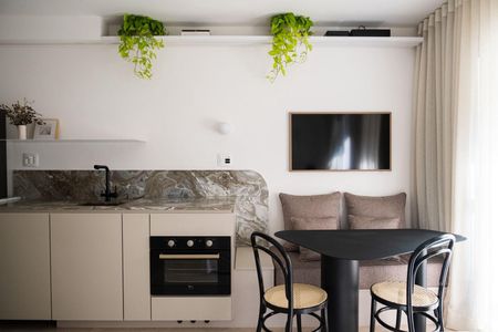 Studio para alugar com 25m², 1 quarto e sem vaga Studio para alugar com 25m², 1 quarto e sem vagaCozinha
