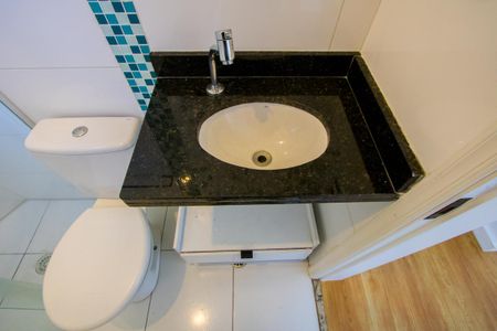 Banheiro de apartamento à venda com 2 quartos, 99m² em Parque Capuava, Santo André