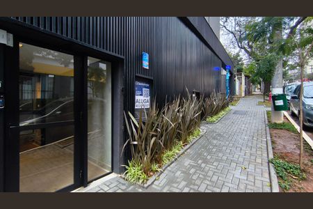 Apartamento para alugar com 28m², 1 quarto e sem vaga Apartamento para alugar com 28m², 1 quarto e sem vagaFachada + Plaquinha