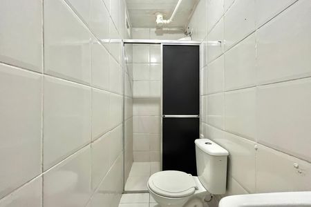 Banheiro da Suíte de apartamento para alugar com 1 quarto, 25m² em Vila Clementino, São Paulo