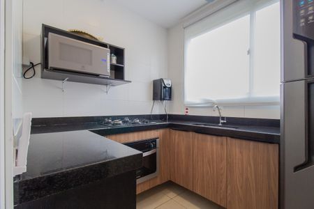 Apartamento para alugar com 32m², 2 quartos e 1 vagaSalão de Festas - cozinha