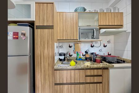 Cozinha de apartamento à venda com 2 quartos, 56m² em Jardim Nova Taboao, Guarulhos