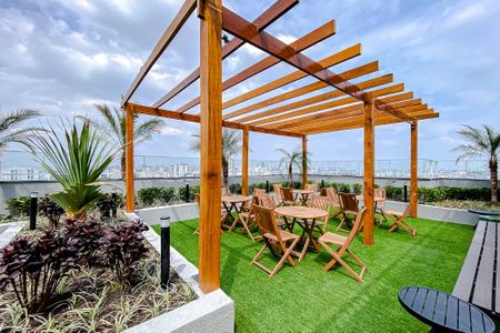 Área comum de kitnet/studio para alugar com 1 quarto, 43m² em Brás, São Paulo