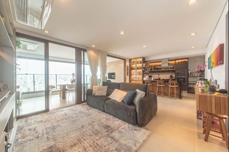 Sala de apartamento para alugar com 2 quartos, 110m² em Campo Belo, São Paulo