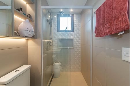 Apartamento para alugar com 110m², 2 quartos e 2 vagas Apartamento para alugar com 110m², 2 quartos e 2 vagasBanheiro da Suíte 1
