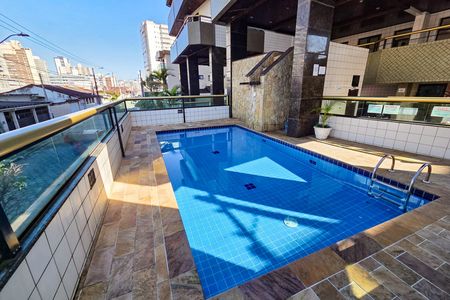 Área comum - Piscina de apartamento para alugar com 3 quartos, 120m² em Aviação, Praia Grande