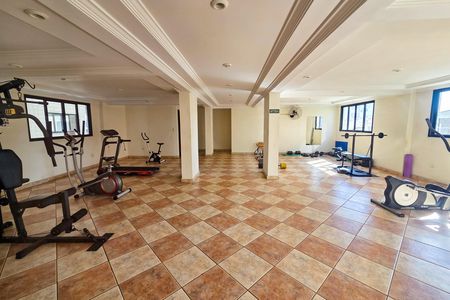 Área comum - Academia de apartamento para alugar com 3 quartos, 120m² em Aviação, Praia Grande
