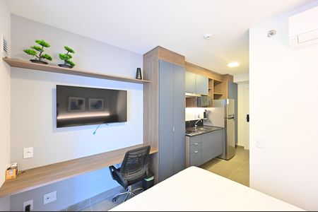 Sala/Quarto de kitnet/studio à venda com 1 quarto, 26m² em Vila Clementino, São Paulo