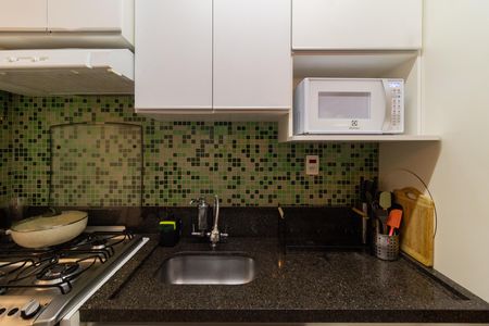 Cozinha de apartamento à venda com 2 quartos, 62m² em Barra Funda, São Paulo