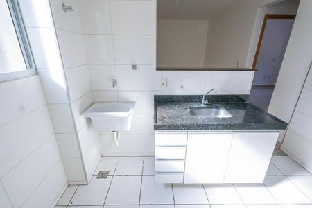 cozinha de apartamento para alugar com 2 quartos, 46m² em Manacás, Belo Horizonte