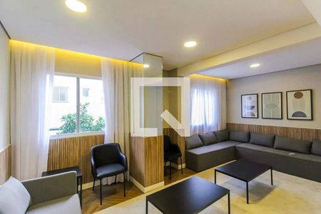 Apartamento para alugar com 38m², 2 quartos e sem vagaÁrea comum - Salão de festas