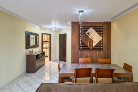 Sala de apartamento para alugar com 3 quartos, 123m² em Canto do Forte, Praia Grande