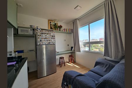Sala/Cozinha de apartamento para alugar com 1 quarto, 23m² em Amaralina, Salvador
