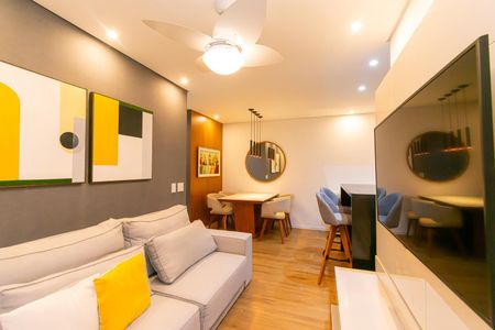 Apartamento para alugar com 74m², 2 quartos e 2 vagas Apartamento para alugar com 74m², 2 quartos e 2 vagasSala