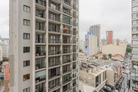 Vista da Varanda de apartamento para alugar com 1 quarto, 30m² em Pinheiros, São Paulo