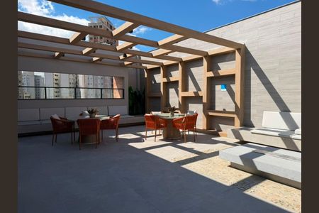 Área comum de apartamento à venda com 1 quarto, 40m² em Lourdes, Belo Horizonte