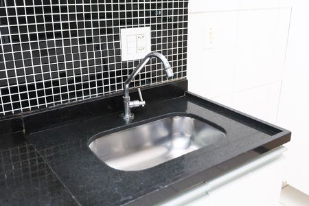 cozinha de apartamento à venda com 2 quartos, 52m² em Jardim Maria Duarte, São Paulo